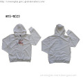 White unisex hoodie for Autumn with custom print